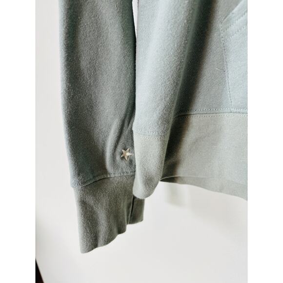 Peace Love World Green Zip Up Hoodie Sweatshirt Small - Picture 7 of 9